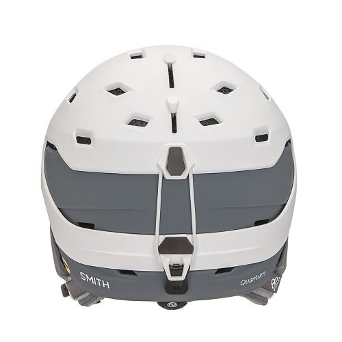 스미스 Smith Optics Quantum Adult Mips Ski Snowmobile Helmet - Matte White CharcoalMedium