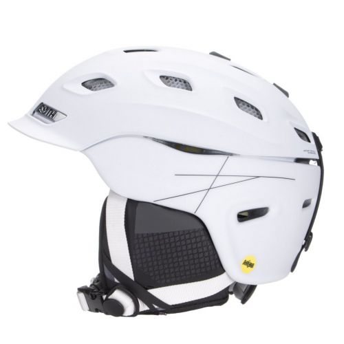 스미스 Smith Optics Unisex Adult Vantage MIPS Snow Sports Helmet - Matte White Large (59-63CM)