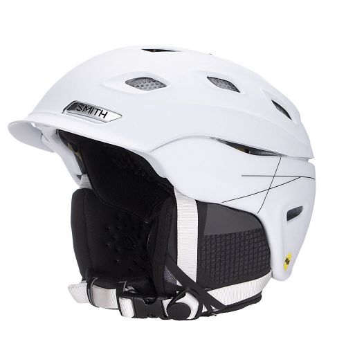 스미스 Smith Optics Unisex Adult Vantage MIPS Snow Sports Helmet - Matte White Large (59-63CM)