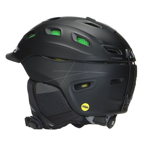 스미스 Smith Optics Unisex Adult Vantage MIPS Snow Sports Helmet - Matte Black Medium (55-59CM)