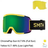Smith Optics Squad Adult Snow Goggles - Citron GlowChromapop Sun Green MirrorOne Size