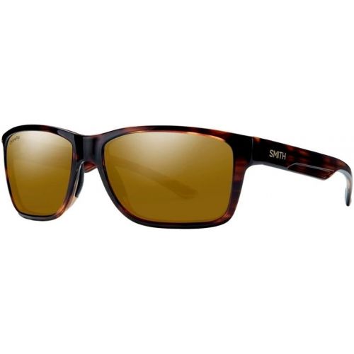 스미스 Smith Optics Smith Wolcott ChromaPop+ Polarized Sunglasses, Tortoise, Bronze Mirror Lens