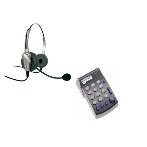 스미스 Smith Corona Binaural Headset with Dial Pad PD100