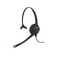 Polycom SoundPoint and Allworx IP Phones Compatible Call Center Headset - Smith Corona Ultra Monaural Headset with QD Bottom Cord