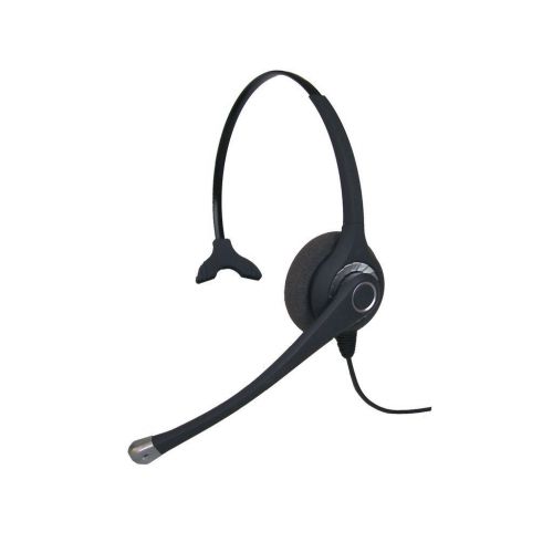 스미스 Polycom SoundPoint and Allworx IP Phones Compatible Call Center Headset - Smith Corona Ultra Monaural Headset with QD Bottom Cord