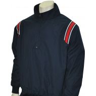 Smitty Umpire Jacket - Pullover Long Sleeve - Navy/Red