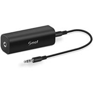 Smof Ground Loop Noise Isolator for Car Audio/Home Stereo System (Eliminate The Buzzing Noise Completely) with 3.5mm Audio Cable, Black: Electronics