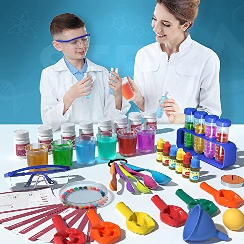  [아마존베스트]SNAEN Science Kit with 30 Science Lab Experiments,DIY STEM Educational Toys for Kids Aged 3 4+,Discover in Learning,Bottle Packaging