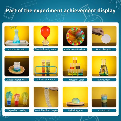  [아마존베스트]SNAEN Science Kit with 30 Science Lab Experiments,DIY STEM Educational Toys for Kids Aged 3 4+,Discover in Learning,Bottle Packaging