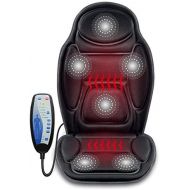 [아마존 핫딜] [아마존핫딜]SNAILAX Massage Car Seat Cushion - 6 Vibrating Massage Nodes & 3 Heating Pad, Car Back Massager with Heat, Seat Warmer Cover for Car Truck