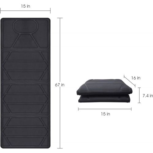  [아마존 핫딜] [아마존핫딜]Snailax Massage Mat with Heat - 10 Motors Vibrating Massage Mattress Pad with 2 Heating Pads for Back Pain Relief, Full Body Massager for Neck and Back,Lumbar Calf Muscle Relaxatio