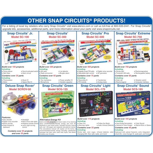  Snap Circuits Motion Electronics Exploration Kit | Over 165 Exciting STEM Projects | 4-Color Project Manual | 50+ Snap Modules | Unlimited Fun