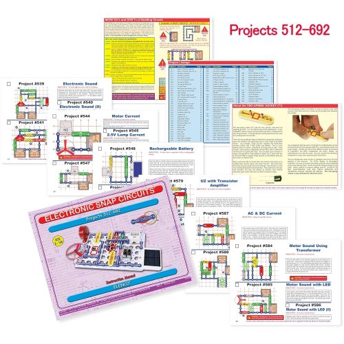  Snap Circuits Extreme 750-in-1 with Computer Interface and Student & Teacher Guides | Great for STEM Curriculum | No Storage Case | Electronics Discovery Kit