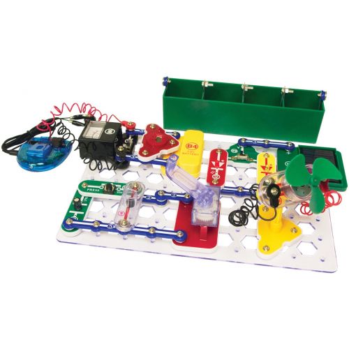  Snap Circuits Green Alternative Energy Electronics Exploration Kit | Over 125 STEM Projects | Full Color Project Manual | 40+ Snap Circuits Parts | STEM Educational Toys for Kids 8