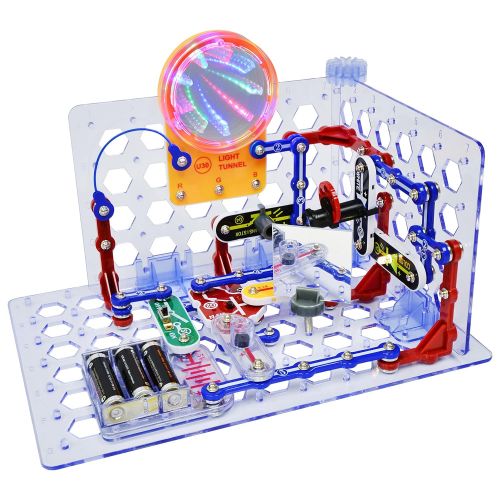  Snap Circuits 3D Illumination Electronics Exploration Kit | Over 150 STEM Projects | Full Color Project Manual | 50+ Snap Circuits Parts | STEM Educational Toys for Kids 8+