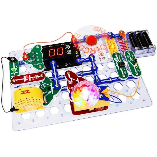  Snap Circuits Arcade Electronics Exploration Kit | Over 200 STEM Projects | 4-Color Project Manual | 20+ Build and Play Games | 35+ Snap Modules | Unlimited Fun