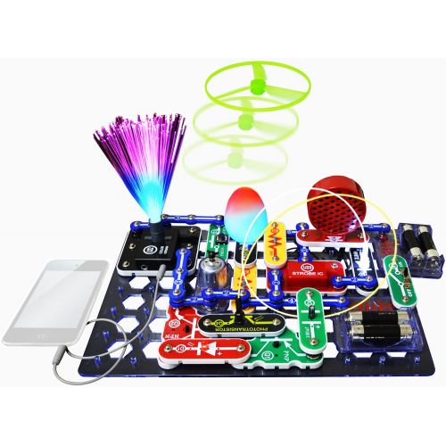  Snap Circuits LIGHT Electronics Exploration Kit | Over 175 Exciting STEM Projects | Full Color Project Manual | 55+ Snap Circuits Parts | STEM Educational Toys for Kids 8+