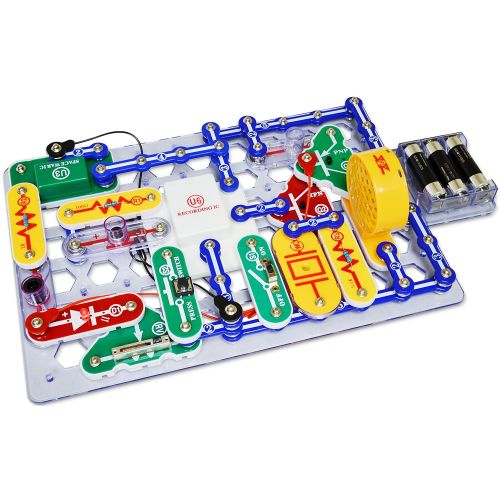  Snap Circuits 203 Electronics Exploration Kit | Over 200 STEM Projects | 4-Color Project Manual | 42 Snap Modules | Unlimited Fun