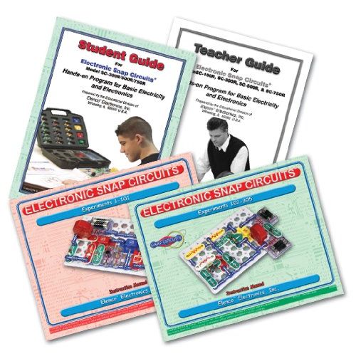  Snap Circuits Classic SC-300 Electronics Exploration Kit + Student Training Program with Student Study Guide | Perfect for STEM Curriculum