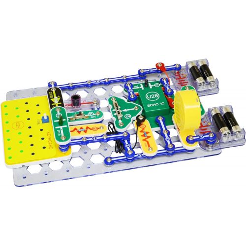  Snap Circuits Sound Electronics Exploration Kit | 185 Fun STEM Projects | 4-Color Project Manual | 40+ Snap Modules | Unlimited Fun