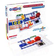 [아마존베스트]Snap Circuits Jr. SC-100 Electronics Exploration Kit | Over 100 Projects | Full Color Project Manual | 30+ Snap Circuit Parts | STEM Educational Toy For Kids 8+