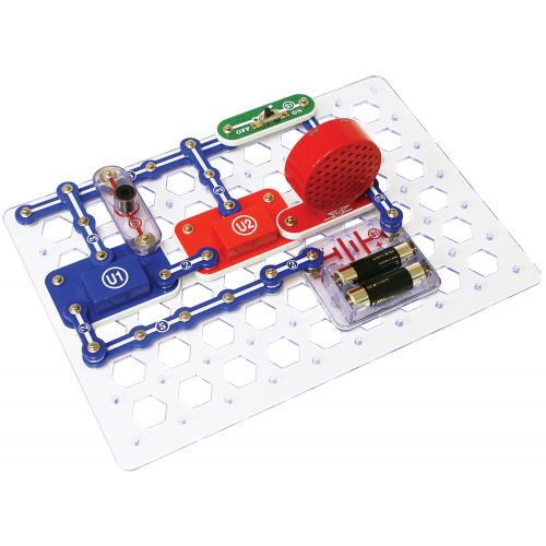  [아마존베스트]Snap Circuits Jr. SC-100 Electronics Exploration Kit | Over 100 Projects | Full Color Project Manual | 30+ Snap Circuit Parts | STEM Educational Toy For Kids 8+