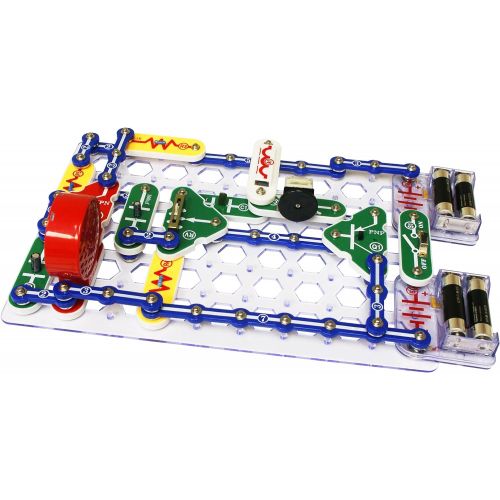  [아마존베스트]Snap Circuits Classic SC-300 Electronics Exploration Kit | Over 300 Projects | Full Color Project Manual | 60+ Snap Circuits Parts | STEM Educational Toy for Kids 8+