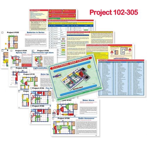  [아마존베스트]Snap Circuits Pro SC-500 Electronics Exploration Kit | Over 500 Projects | Full Color Project Manual | 75+ Snap Circuits Parts | STEM Educational Toy for Kids 8+