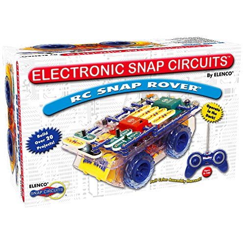  Snap Circuits R/C Snap Rover Electronics Exploration Kit | 23 Fun STEM Projects | 4-Color Project Manual | 30+ Snap Modules | Unlimited Fun