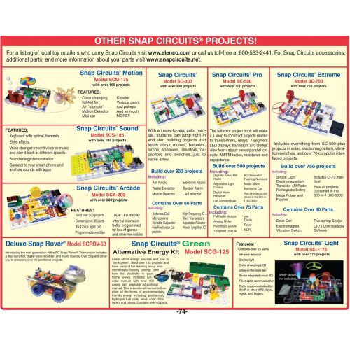  Snap Circuits “Arcade”, Electronics Exploration Kit, Stem Activities for Ages 8+, Multicolor (SCA-200)