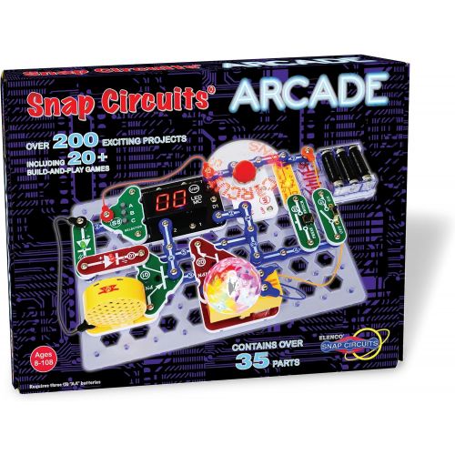  Snap Circuits “Arcade”, Electronics Exploration Kit, Stem Activities for Ages 8+, Multicolor (SCA-200)