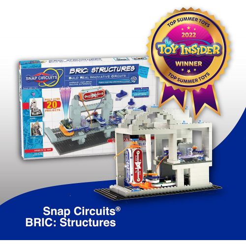  Snap Circuits BRIC: Structures Brick & Electronics Exploration Kit Over 20 Stem & Brick Projects Full Color Project Manual 20 Parts 75 BRIC-2-Snap Adapters 140+ BRICs