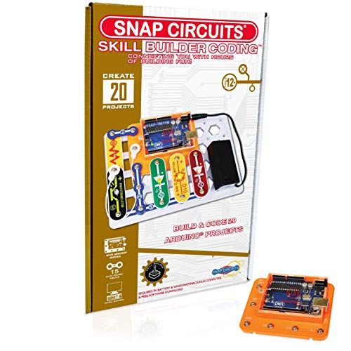  Snap Circuits Skill Builder: Coding - Making Coding a Snap | Arduino Compatible | Perfect Introduction to Arduino Coding | Great Stem Product