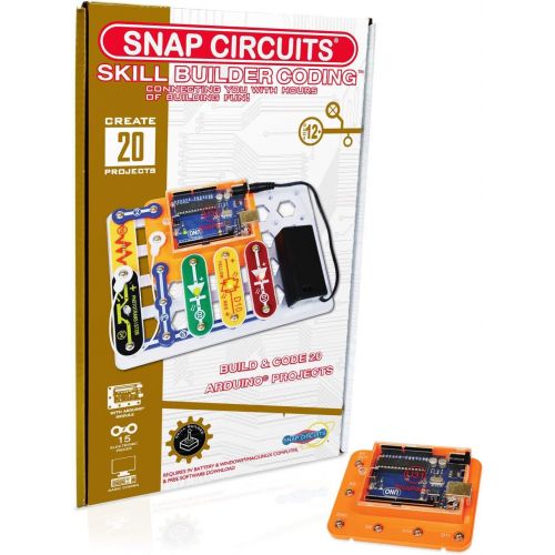  Snap Circuits Skill Builder: Coding - Making Coding a Snap | Arduino Compatible | Perfect Introduction to Arduino Coding | Great Stem Product