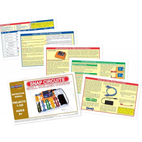  Snap Circuits Skill Builder: Coding - Making Coding a Snap | Arduino Compatible | Perfect Introduction to Arduino Coding | Great Stem Product