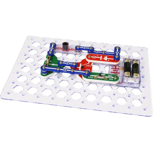  [아마존베스트]Snap Circuits Classic SC-300 Electronics Exploration Kit | Over 300 Projects | Full Color Project Manual | 60+ Snap Circuits Parts | STEM Educational Toy for Kids 8+,Black,2.3 x 13