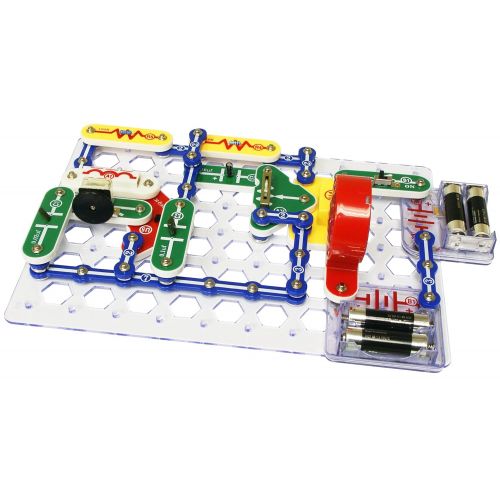  Snap Circuits Classic SC-300 Electronics Exploration Kit | Over 300 STEM Projects | 4-Color Project Manual | 60 Snap Modules | Unlimited Fun
