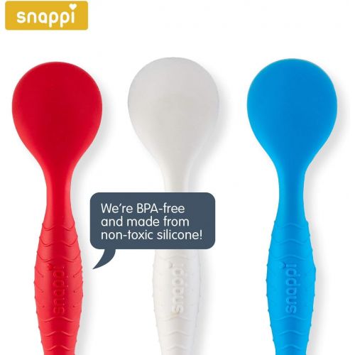  [아마존베스트]Snappi Baby Ergo Brush Diaper Cream Applicator for a Baby Bum | Medical-Grade Silicone Diaper Rash Cream Bottom Brush Keeps Hands/Fingernails Clean & Sanitary