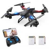 SNAPTAIN S5C WiFi FPV Drone with 720P HD Camera, Voice Control, Gesture Control RC Quadcopter for Beginners with Altitude Hold, Gravity Sensor, RTF One Key Take Off/Landing, Compat