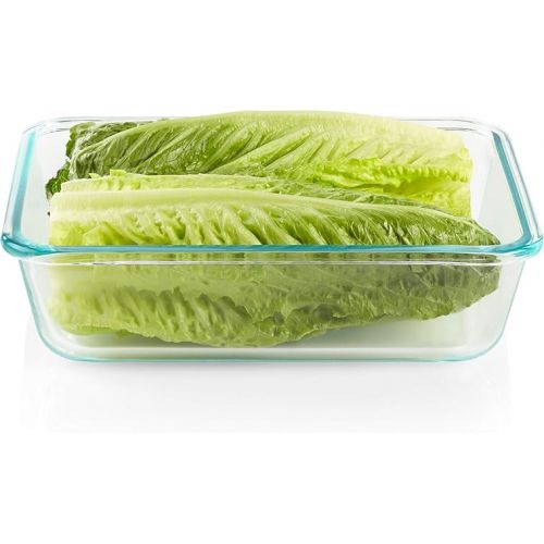  Snapware 6-Cup Total Solution Rectangle Food Storage Container, Glass