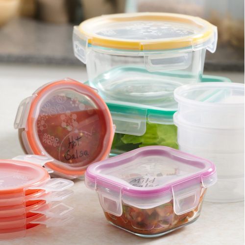  Snapware 10-Piece Total Solution Food Storage Set, Glass