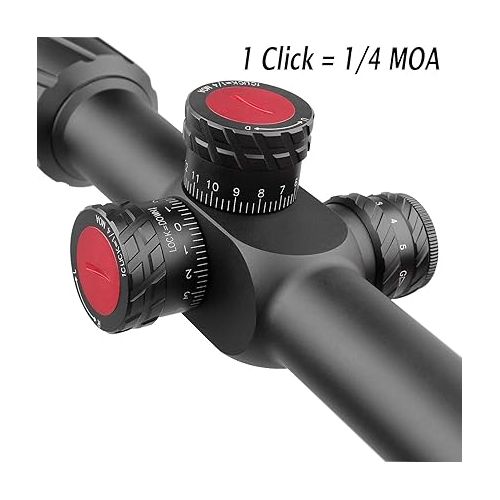  Sniper ZT 5-25x50 FFP First Focal Plane (FFP) Scope with Red/Green Illuminated Reticle
