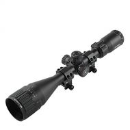 SNIPER MT 4-16X50 AOL Hunting Rifle Scope/Red, Green Illuminated Mil Dot Reticle/Fully Multi-Coated Lens/Wind and Elevation Adjust/Front AO Adjust for fine Tuning/3 Sunshade