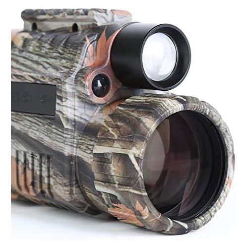  [아마존베스트]Sniper Night Vision Monocular 5X40 Night Vision Infrared IR Camera HD Digital Night Vision Scopes with 1.5” TFT LCD Take Photos and Video Playback Function and TF Card for Hunting