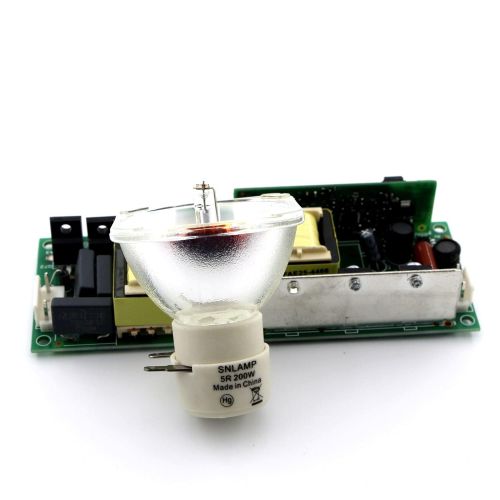  Snlamp 5R 200W Beam Light Bulb with Ballast Power Supply for R5 MSD Stage Lighting Lamp