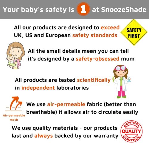  [아마존베스트]SnoozeShade Pack N Play Crib Canopy and Tent | Breathable Netting Sleep and Cover Shade | Award-Winning & Mom-Designed