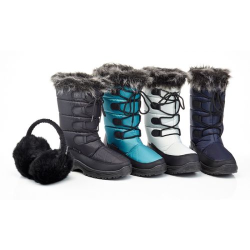  Snow Tec Womens Snow Boots with Earmuffs (Sizes 7 & 11)