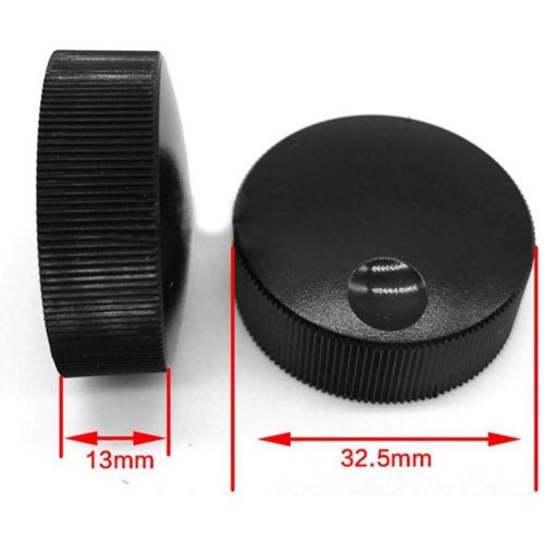  [아마존베스트]Snow Island 32 x 13mm Volume Control for 6mm Solid Aluminium Potentiometer - Black