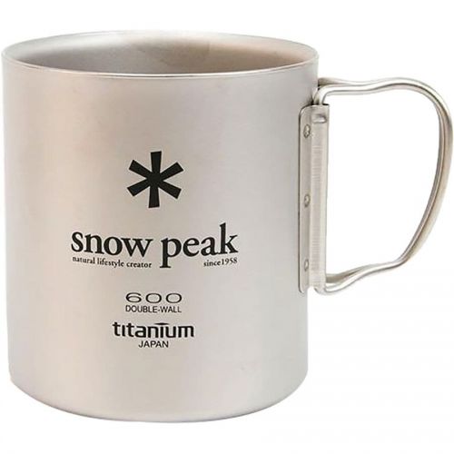  Snow Peak Titanium Double Wall Cup 600