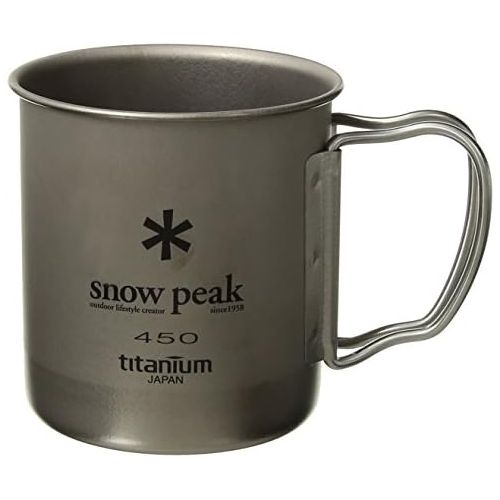  [아마존베스트]Snow Peak Mens Single Wall 450 Mug